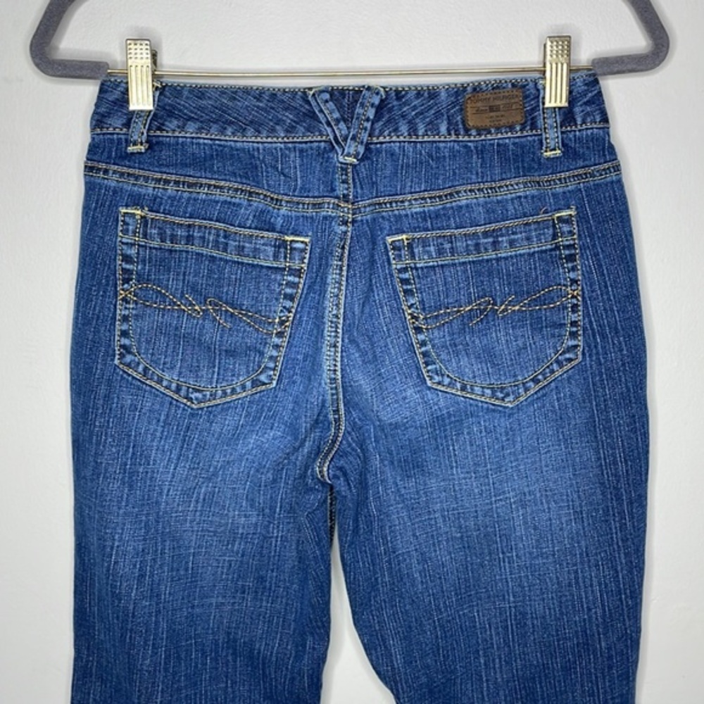 Vintage Y2K Tommy Hilfiger Size 6 Medium Wash Mid Rise Denim Hope Boot Jeans - Picture 8 of 12